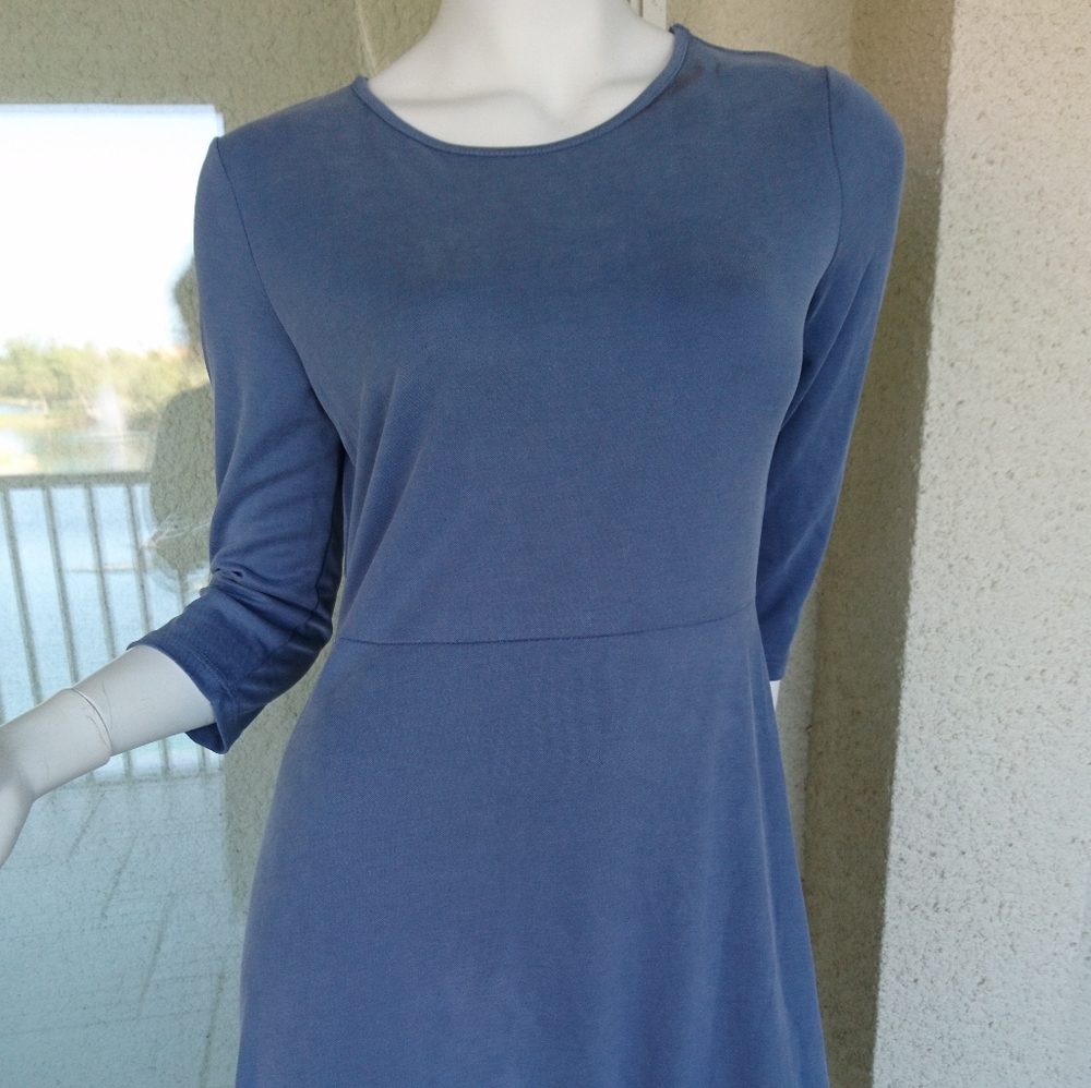 Grey/Blue Jersey Dress